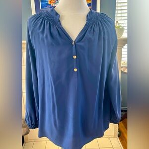 Lily Pulitzer Silk blouse size xl